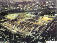 Foto: Wohnsiedlung aus der Luft gesehen